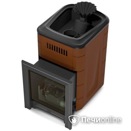 Газовая печь для бани TMF Таймыр Мини 2017 Inox закрытая каменка терракота в Красноуфимске